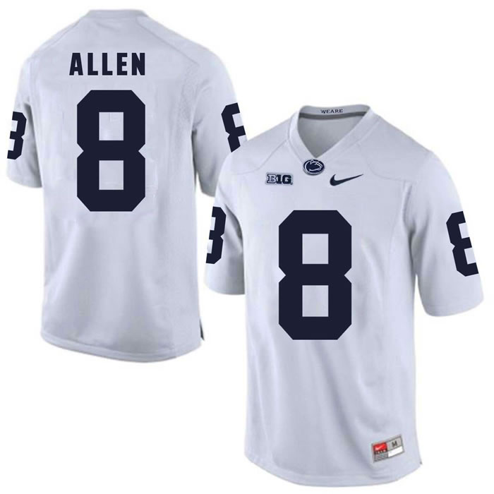 Penn State Nittany Lions #8 Mark Allen White College Football Jersey